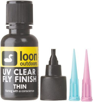 Loon UV Clear Fly Finish - Thin (1/2 oz.) in der Gruppe Werkzeuge & Zubehör / Sekundenkleber & Epoxy / UV-Kleber bei Sportfiskeprylar.se (F0099)