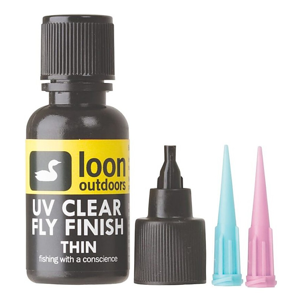Loon UV Clear Fly Finish - Thin (1/2 oz.) in der Gruppe Werkzeuge & Zubehör / Sekundenkleber & Epoxy / UV-Kleber bei Sportfiskeprylar.se (F0099)