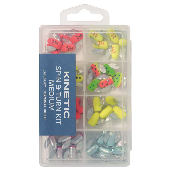 Kinetic Spin&Turn Kit L 40Pcs in der Gruppe Köder / Trollingköder & Trolling Blinker / Multi-spoons bei Sportfiskeprylar.se (F188-L-276)