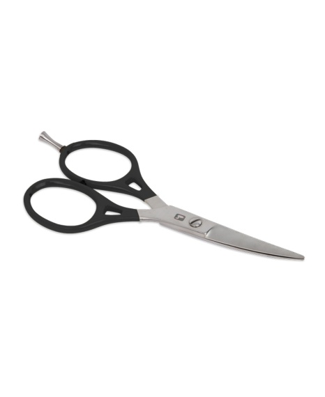 Loon Ergo Prime Curved Shears w/ Precision Peg - Black in der Gruppe Werkzeuge & Zubehör / Zangen & Scheren / Schnurscheren & Scheren bei Sportfiskeprylar.se (F1958)