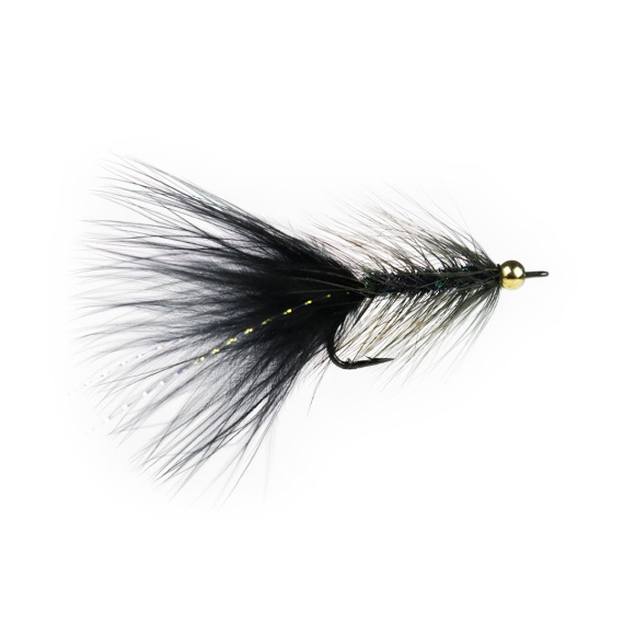 Wolly Bugger BH Black # 6 in der Gruppe Köder / Fliegen / Streamers bei Sportfiskeprylar.se (F30-1054-6)