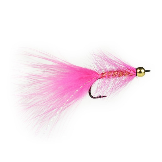 Wolly Bugger BH Pink # 6 in der Gruppe Köder / Fliegen / Streamers bei Sportfiskeprylar.se (F30-1058-6)