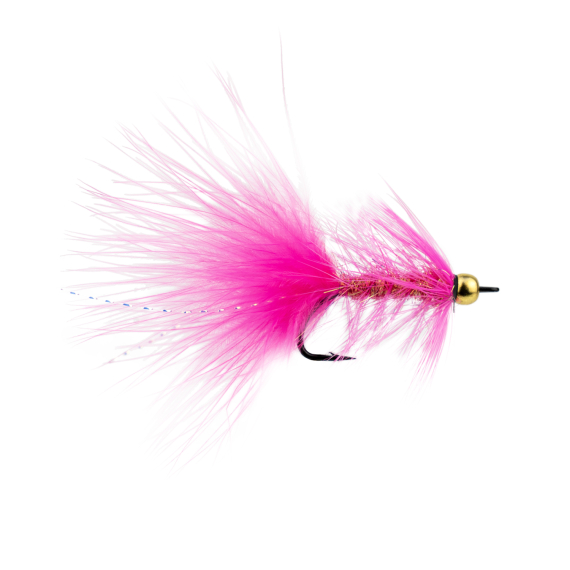 Wolly Bugger BH Pink # 6 in der Gruppe Köder / Fliegen / Streamers bei Sportfiskeprylar.se (F30-1058-6)