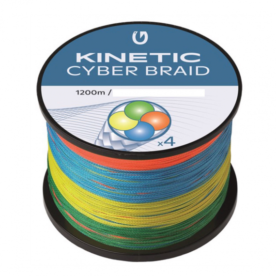 Kinetic 4 Braid 1200m Multi Colour in der Gruppe Schnüre / Geflochtene Schnüre bei Sportfiskeprylar.se (F506-037-100r)