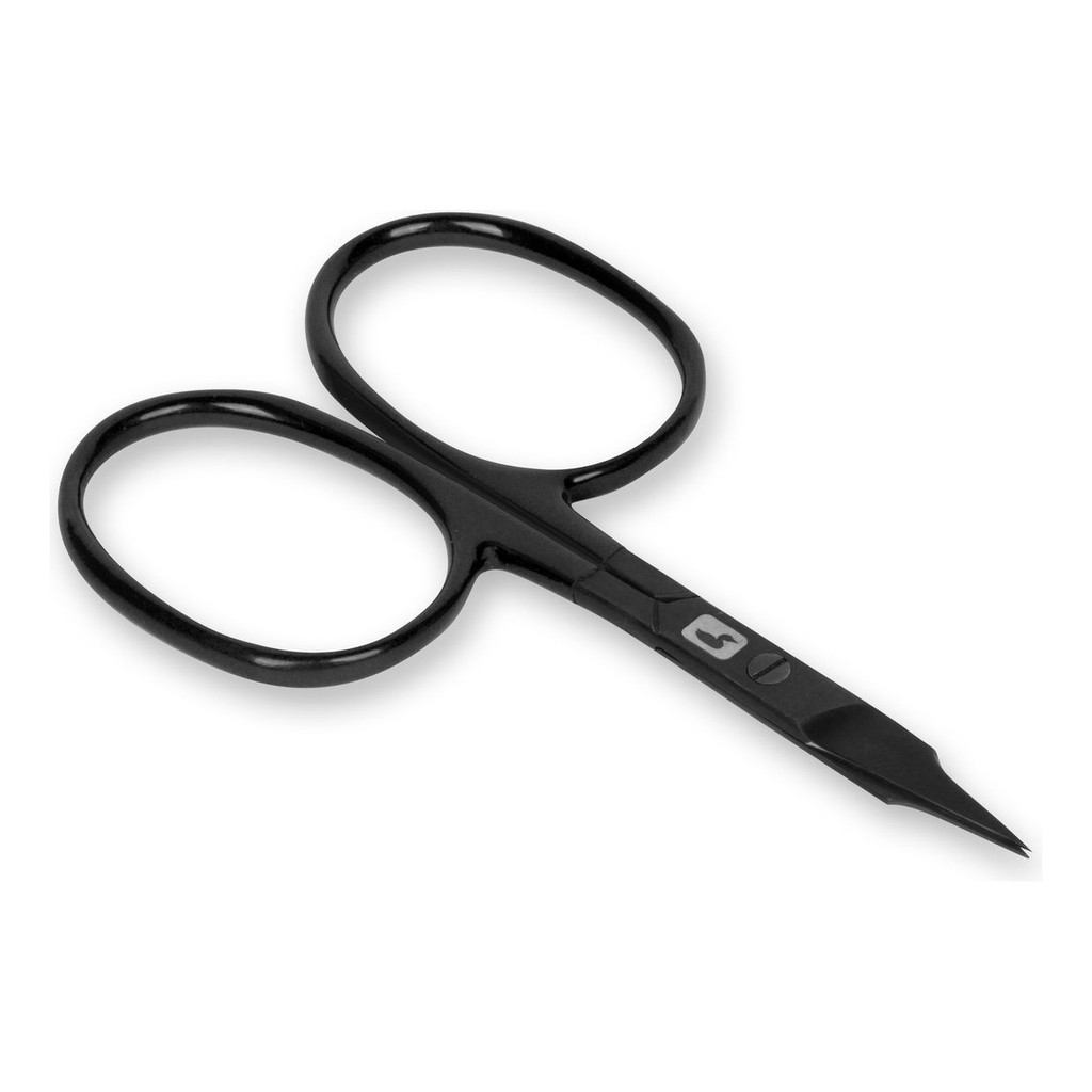 Loon Ergo Precision Tip Scissors - Black in der Gruppe Werkzeuge & Zubehör / Zangen & Scheren / Schnurscheren & Scheren bei Sportfiskeprylar.se (F6107)
