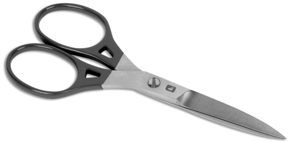 Loon Ergo 6\'\' Prime Scissors - Black in der Gruppe Werkzeuge & Zubehör / Zangen & Scheren / Schnurscheren & Scheren bei Sportfiskeprylar.se (F6118)