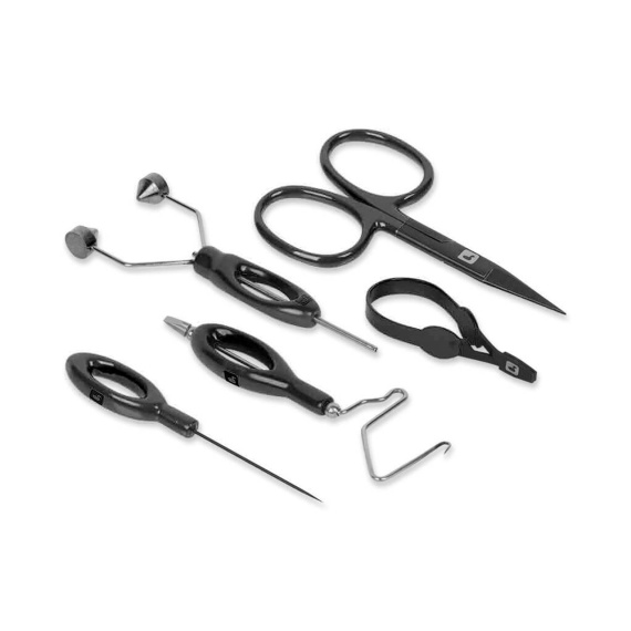 Loon Core Fly Tying Tool Kit - Black in der Gruppe Haken & Zubehör / Fliegenbinden / Werkzeuge Fliegenbinden / Werkzeugsets Fliegenbinden bei Sportfiskeprylar.se (F6121)