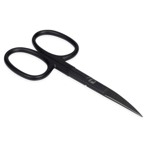 Loon Ergo Curved Hair Scissors - Black in der Gruppe Werkzeuge & Zubehör / Zangen & Scheren / Schnurscheren & Scheren bei Sportfiskeprylar.se (F6961)