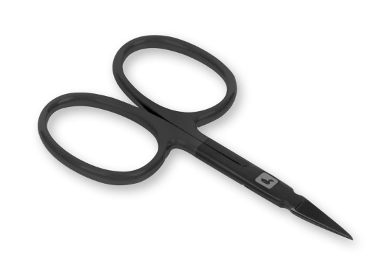 Loon Ergo Arrow Point Scissors - Black in der Gruppe Werkzeuge & Zubehör / Zangen & Scheren / Schnurscheren & Scheren bei Sportfiskeprylar.se (F6977)