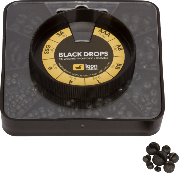 Loon Black/Camo Drop 8 Division Black Drop in der Gruppe Haken & Zubehör / Sinkers & Gewichte / Bleie & Split Shots bei Sportfiskeprylar.se (F7128)