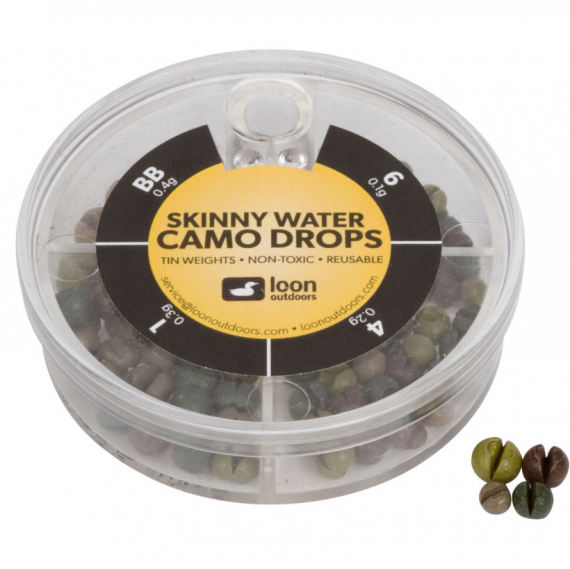 Loon Camo Drop - 4 Division - Skinny Water in der Gruppe Haken & Zubehör / Sinkers & Gewichte / Bleie & Split Shots bei Sportfiskeprylar.se (F7135)