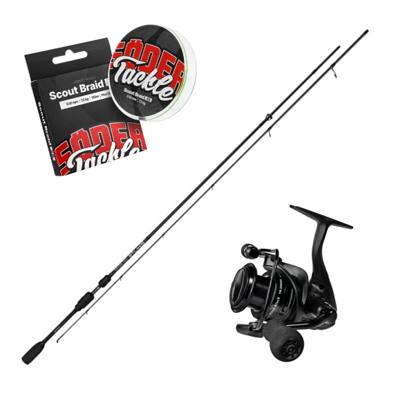 Mikado Bixlite Fast Spin & Pitch Black Combo 7\'3\'\', 4-18g in der Gruppe Angelsets / Spinning Sets / Barsch Spinning Combo bei Sportfiskeprylar.se (FASTSPINPITCHBLACKSET)