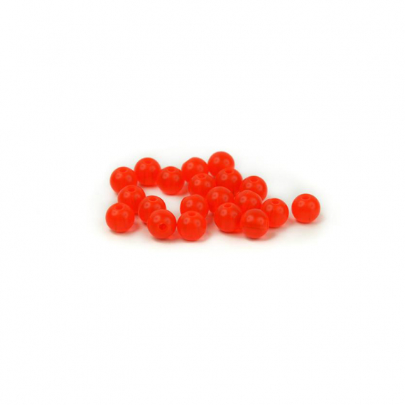 Articulation Beads 3mm - Fluo Salmon Red in der Gruppe Haken & Zubehör / Fliegenbinden / Fliegenbindematerial / Shanks & Perlen bei Sportfiskeprylar.se (FD-AB0035)