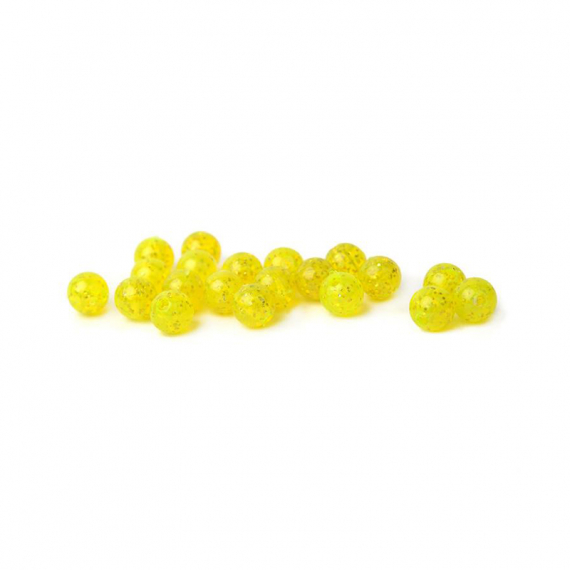 Articulation Beads 6mm - Sparkle Chartreuse in der Gruppe Haken & Zubehör / Fliegenbinden / Fliegenbindematerial / Shanks & Perlen bei Sportfiskeprylar.se (FD-AB4032)