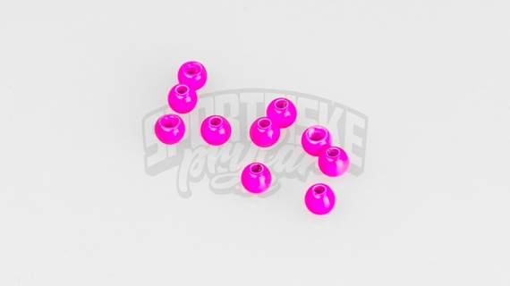 Brass beads 4.0mm - Fluo Pink in der Gruppe Haken & Zubehör / Fliegenbinden / Fliegenbindematerial / Gewichtung bei Sportfiskeprylar.se (FD-C1202)