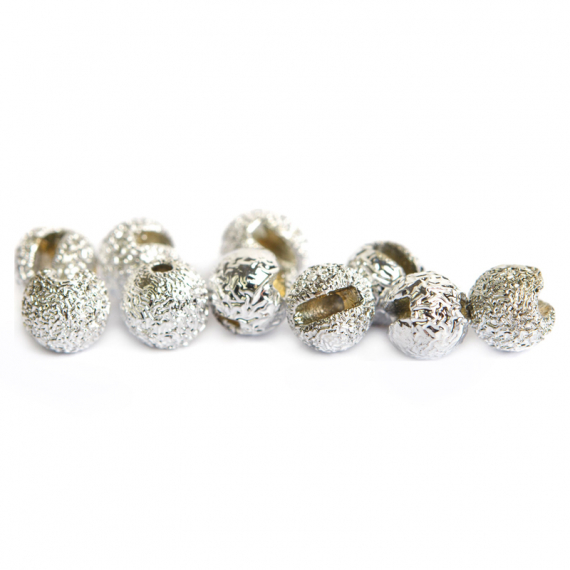 Gritty Slotted Tungsten Beads 3mm - Metallic Silver in der Gruppe Haken & Zubehör / Fliegenbinden / Fliegenbindematerial / Shanks & Perlen bei Sportfiskeprylar.se (FD-C2323)