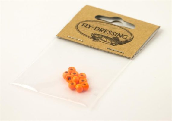 Bauer Pike Beads 0,6g - Fluo Orange in der Gruppe Haken & Zubehör / Fliegenbinden / Fliegenbindematerial / Shanks & Perlen bei Sportfiskeprylar.se (FD-C5004)