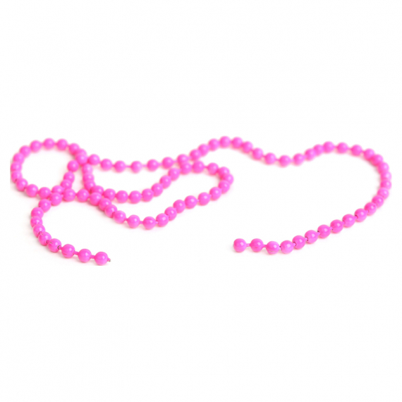 Bead Chain Small 2,5mm - Fluo Pink in der Gruppe Haken & Zubehör / Fliegenbinden / Fliegenbindematerial / Gewichtung bei Sportfiskeprylar.se (FD-CB1007)