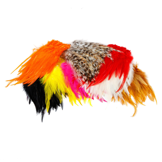 Strung Saddle Hackle in der Gruppe Haken & Zubehör / Fliegenbinden / Fliegenbindematerial / Feder & Bälge / Hackle bei Sportfiskeprylar.se (FD-SS01r)