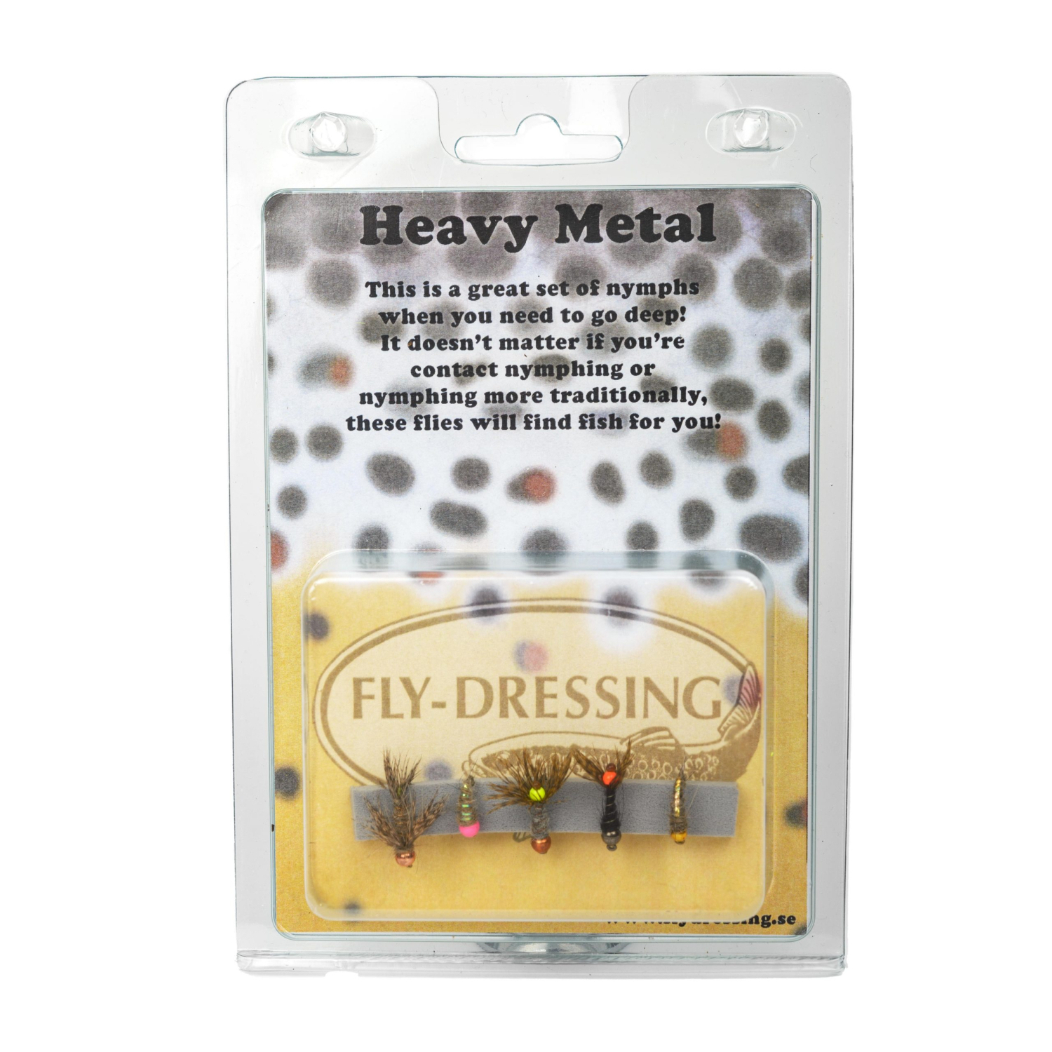 Fly Assortment Heavy Metal in der Gruppe Köder / Fliegen / Fliegenpaket bei Sportfiskeprylar.se (FD037)