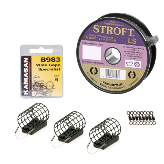 Cage Feeder Paternoster Set in der Gruppe Haken & Zubehör / Vorgefertigte Rigs / Specimen Rigs bei Sportfiskeprylar.se (FEEDERTILLBEHOR)