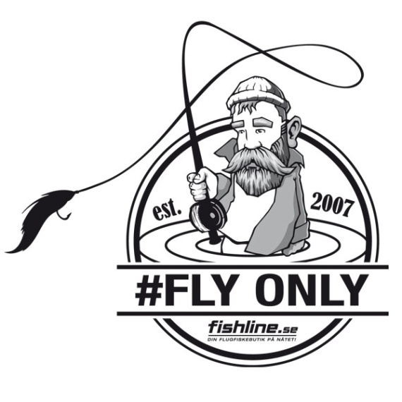 Fishline FLY ONLY sticker in der Gruppe Sonstiges / Aufkleber & Dekale bei Sportfiskeprylar.se (FL-STICK-FLYONLY)