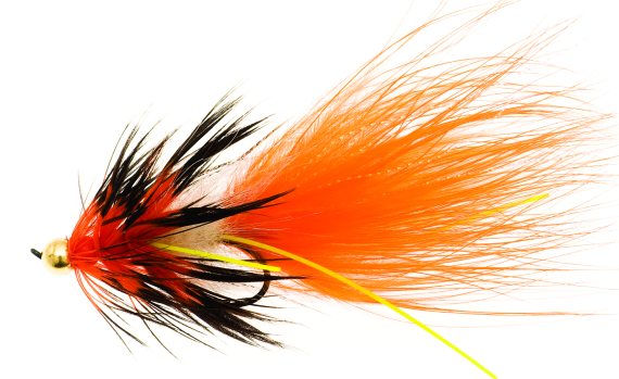 Mega Nobbler Orange/Black TMC 7989 #2 in der Gruppe Köder / Fliegen / Streamers bei Sportfiskeprylar.se (FL00112)