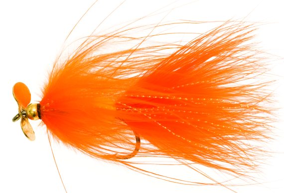 Herning Fly Propeller Flou Orange Kamasan B170 #2 in der Gruppe Köder / Fliegen / Streamers bei Sportfiskeprylar.se (FL00115)