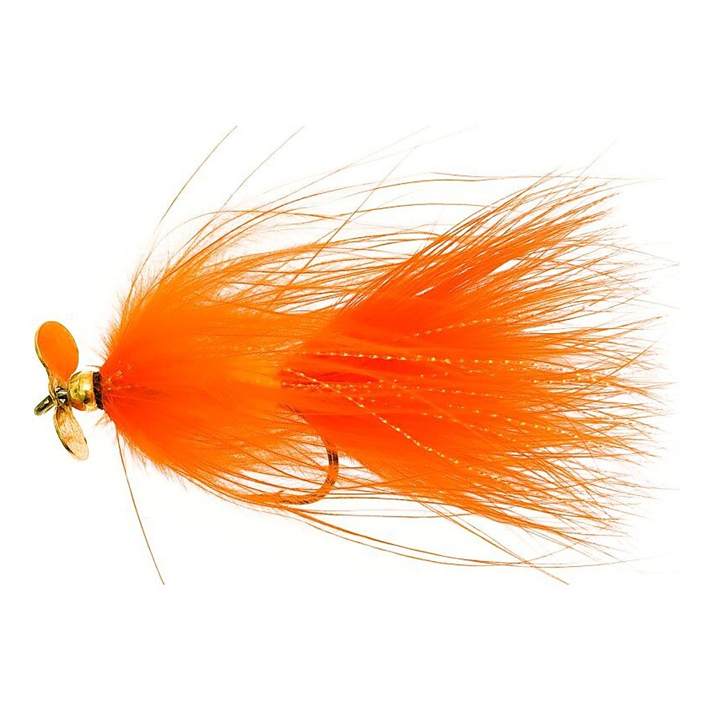 Herning Fly Propeller Flou Orange Kamasan B170 #2 in der Gruppe Köder / Fliegen / Streamers bei Sportfiskeprylar.se (FL00115)