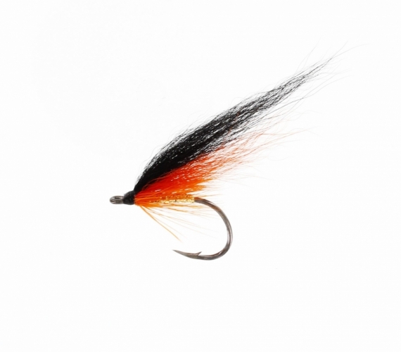 Spinfly Black/Orange in der Gruppe Köder / Fliegen / Lachsfliegen bei Sportfiskeprylar.se (FL00421r)