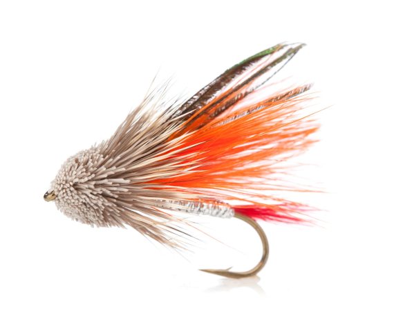 Muddler Orange Daiichi 1720 #8 in der Gruppe Köder / Fliegen / Trockenfliegen bei Sportfiskeprylar.se (FL02023)