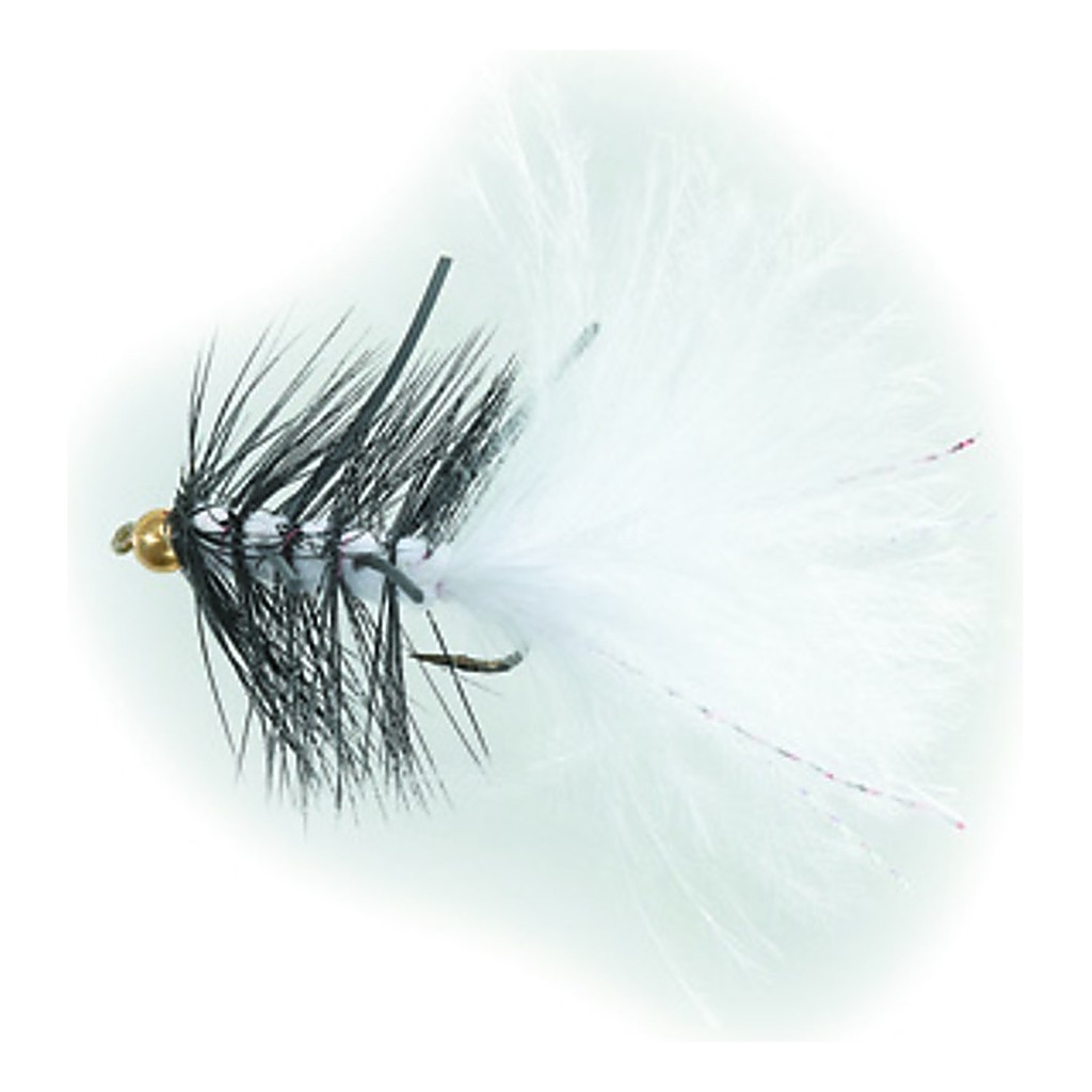 B.H. Rubber Leg Wooly White Daiichi 1720 #8 in der Gruppe Köder / Fliegen / Streamers bei Sportfiskeprylar.se (FL20004)