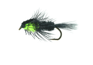 Montana Nymph Black/Fluo Green Daiichi 1710 #10 in der Gruppe Köder / Fliegen / Nymphen bei Sportfiskeprylar.se (FL22010)