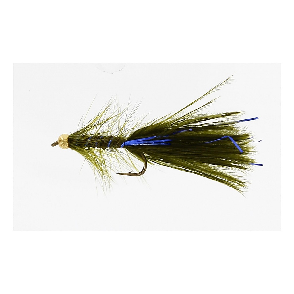 MiniNoblers Olive/Silver Daiichi 1560 #10 in der Gruppe Köder / Fliegen / Streamers bei Sportfiskeprylar.se (FL22045)