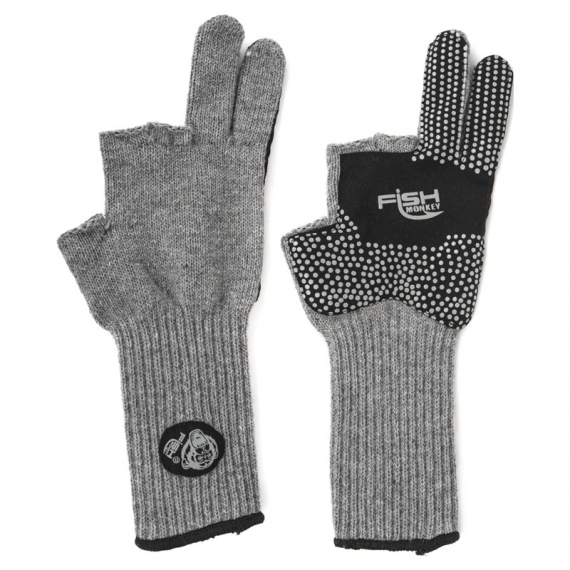 Fish Monkey Bauers Grandma Two finger Wool Glove in der Gruppe Kleidung & Schuhe / Kleidung / Handschuhe bei Sportfiskeprylar.se (FM325-LXLr)