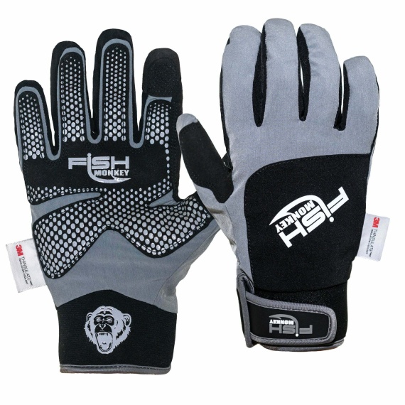 Fish Monkey Stealth Dry-Tec Gloves L in der Gruppe Kleidung & Schuhe / Kleidung / Handschuhe bei Sportfiskeprylar.se (FM38-GRY-L)