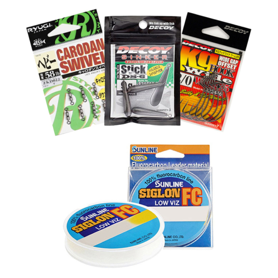 JDM Free Rig Bundle in der Gruppe Haken & Zubehör / Vorgefertigte Rigs / Fertige Barsch-Rigs bei Sportfiskeprylar.se (FREERIGBUNDLE)