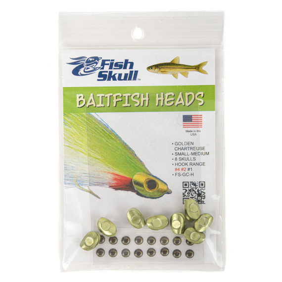 Baitfish Head - Golden Chartreuse - Small/Medium in der Gruppe Haken & Zubehör / Fliegenbinden / Fliegenbindematerial / Gewichtung bei Sportfiskeprylar.se (FS-GC-H)