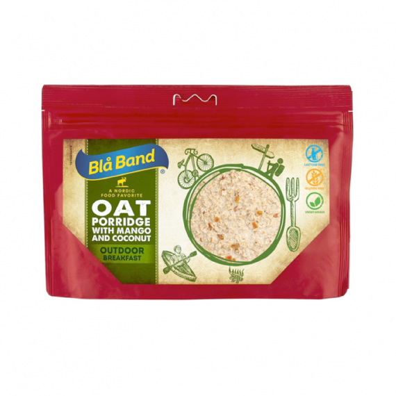 Blå Band Oat Porridge with Coconut & Mango in der Gruppe Outdoor / Camping Essen / Gefriergetrocknetes Essen bei Sportfiskeprylar.se (FTC111)