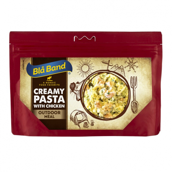Blå Band - Creamy Pasta With Chicken in der Gruppe Outdoor / Camping Essen / Gefriergetrocknetes Essen bei Sportfiskeprylar.se (FTC212)