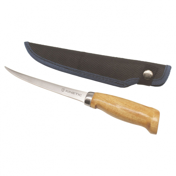 Kinetic Nordic Fillet Knife 6\'\' Wood in der Gruppe Werkzeuge & Zubehör / Messer & Äxte / Messer / Filetmesser bei Sportfiskeprylar.se (G188-246-067)