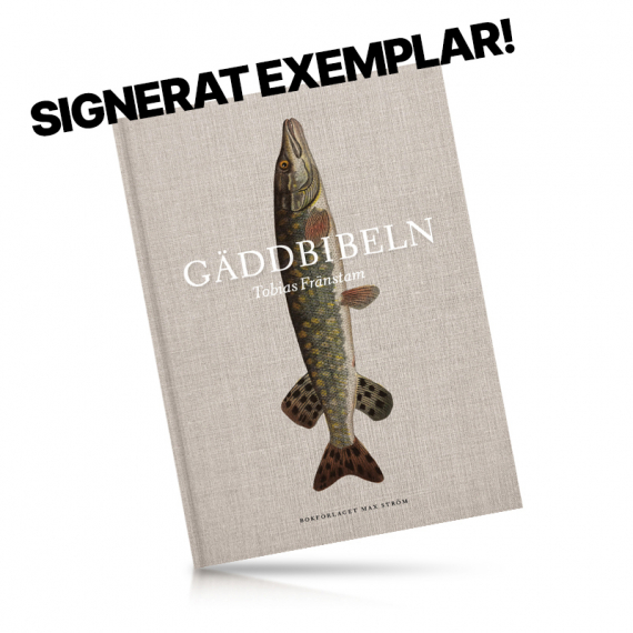 Signed Copy of Gäddbibeln by Tobias Fränstam in der Gruppe Sonstiges / Angelbücher & Filme / Angelbücher bei Sportfiskeprylar.se (GADDBIBELN-SIGN)