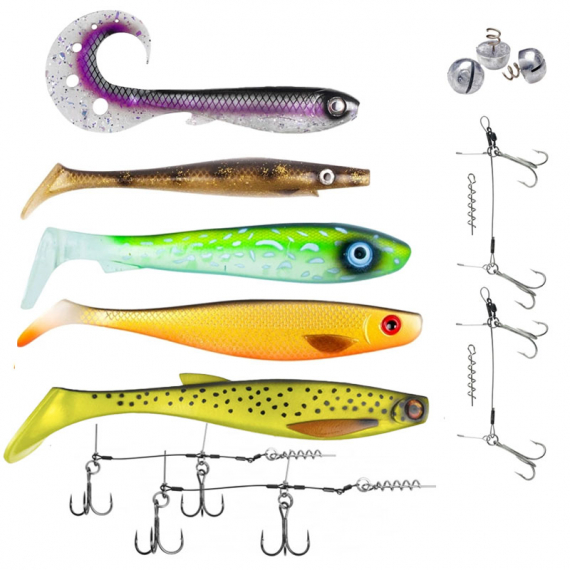 Hecht Bundle - Gummiköder Heavy in der Gruppe Köder / Köder Sets bei Sportfiskeprylar.se (GADDFAVORITER3)