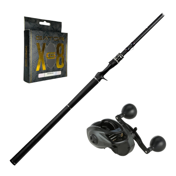 Gator Giant Bait Elixir 2.0 & Beast Combo 8\'6\'\' up to 300 Gram in der Gruppe Angelsets / Baitcast Sets / Baitcast Set Hecht bei Sportfiskeprylar.se (GATOLRELIXIRBEASTCOMBO)
