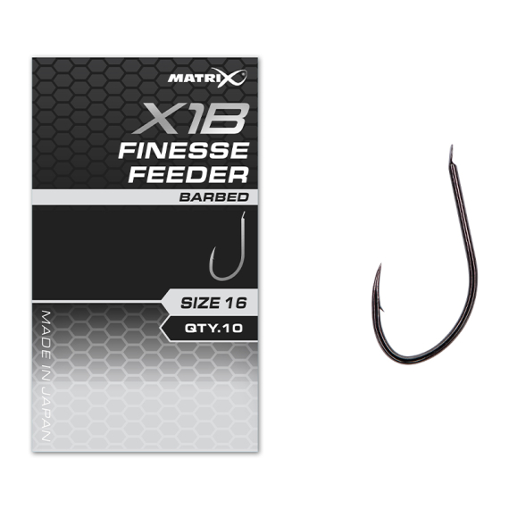Matrix X1B Finesse Feeder Barbed in der Gruppe Haken & Zubehör / Haken / Einzelhaken bei Sportfiskeprylar.se (GHK200r)