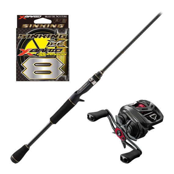 RAID Gladiator ANTI GA-65PBF Power Bait Finesse Combo in der Gruppe Angelsets / Baitcast Sets / Baitcast Sets Barsch bei Sportfiskeprylar.se (GLADIATORSET)