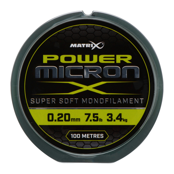 Matrix Power Micron X - 100m in der Gruppe Schnüre / Monofile Schnüre bei Sportfiskeprylar.se (GML028r)