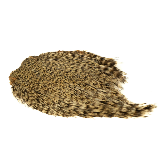 Indischer Hahn Hals - Grizzly in der Gruppe Haken & Zubehör / Fliegenbinden / Fliegenbindematerial / Feder & Bälge / Bälge & Sättel bei Sportfiskeprylar.se (GN11-12)