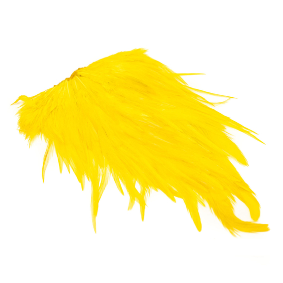 Indischer Hahnsatter - Gelb in der Gruppe Haken & Zubehör / Fliegenbinden / Fliegenbindematerial / Feder & Bälge / Bälge & Sättel bei Sportfiskeprylar.se (GN32-14)