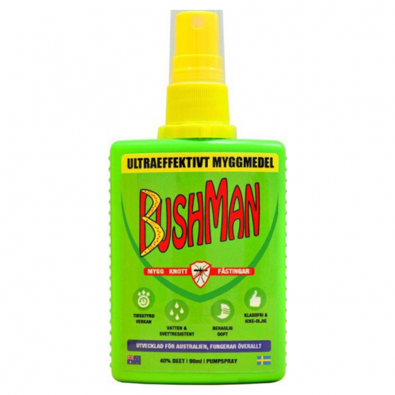 Bushman Mosquito Repellent Spray in der Gruppe Outdoor / Mückenschutz & Repeller / Mückenspray bei Sportfiskeprylar.se (GNA90)
